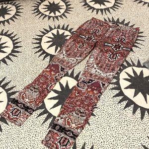 Size 26 7 for mankind patterned pants